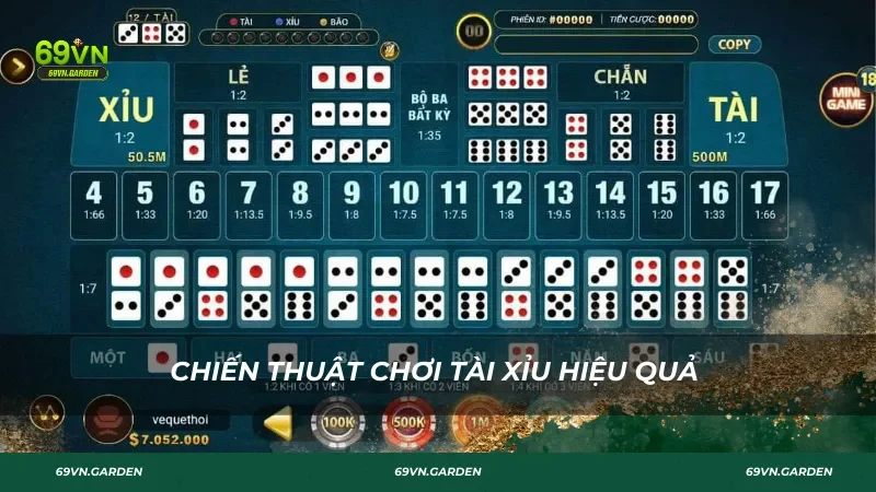 Chiến thuật chơi Tài Xỉu hiệu quả cho người mới