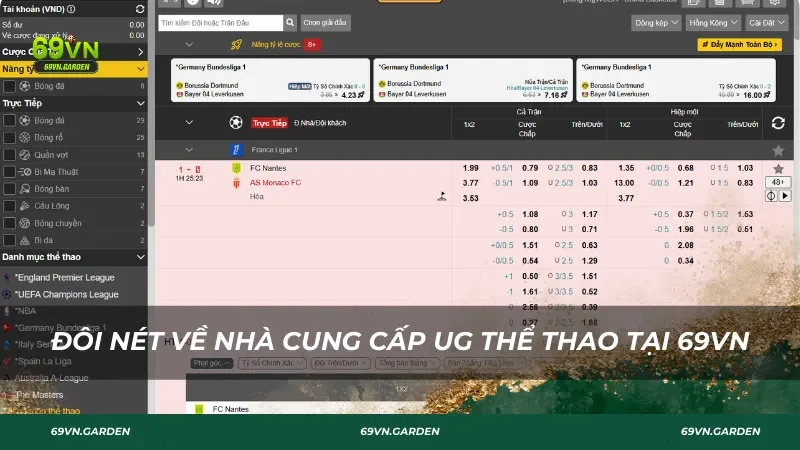 Đôi nét về nhà cái cung cấp UG thể thao