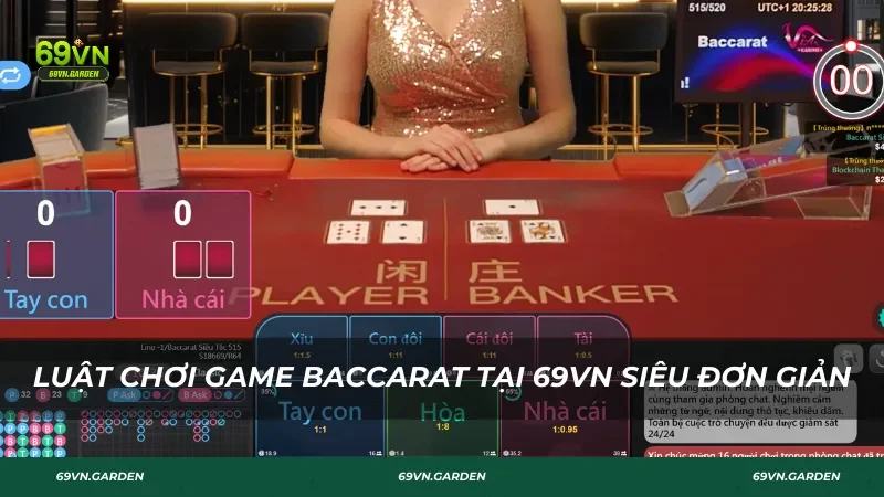 Luật chơi game Baccarat tại 69VN