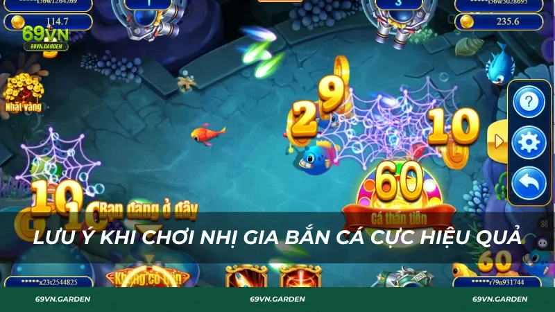 Các phòng cược trong Nhị Gia Bắn Cá