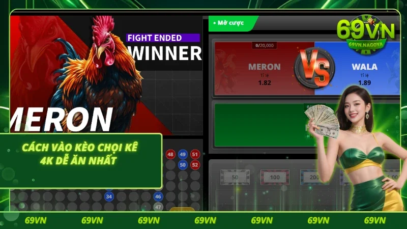 Cách bắt kèo chọi gà 4K chắc thắng